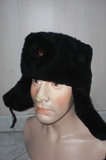 Chapka MARINE NAVAL SOVIETIQUE russe fourrure hiver militaire T.56 URSS 