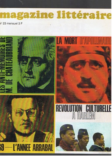 Magazine litteraire 1968 - magazine,