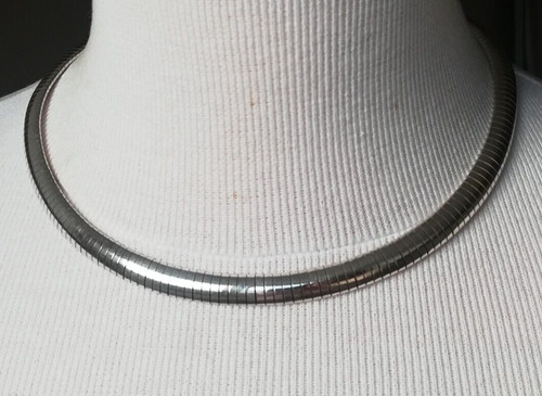 Collier argent maille - en,