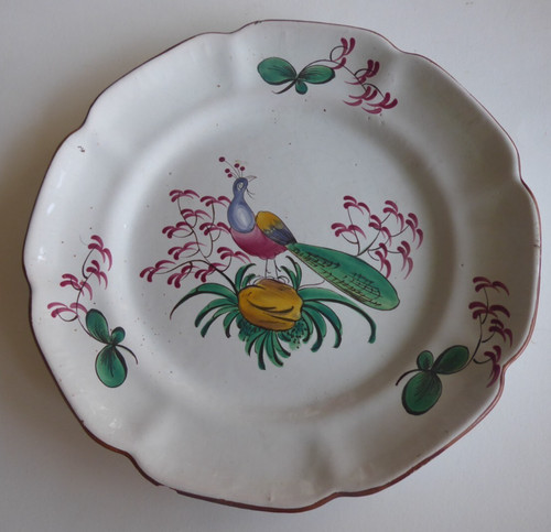 Ancienne assiette faience - faience, de