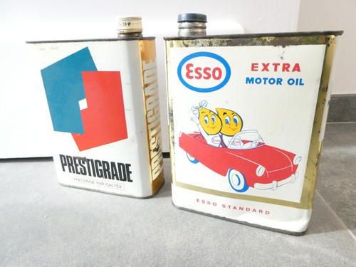 Lot bidons huile esso - lot,