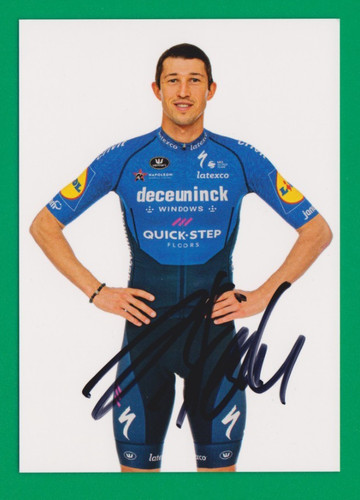 Cyclisme carte cycliste jannik - carte,