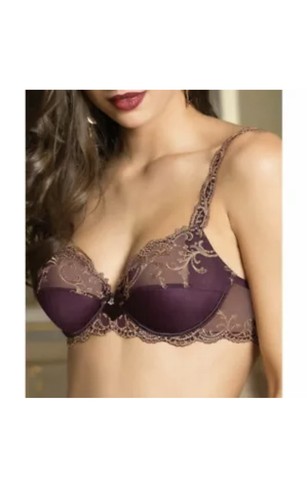 Soutien gorge emboitant - emboitant, grenat