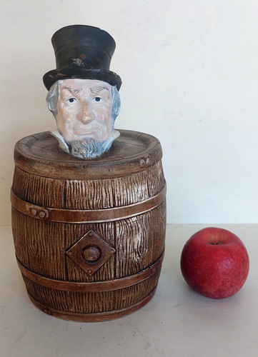 Ancien pot tabac terre - pot, à