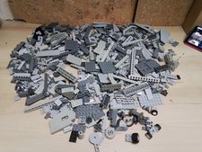 LEGO GRIS HARRY POTTER, STAR WARS, ESPACE, AUTRES VRAC 1KG (LOT GRIS 08)