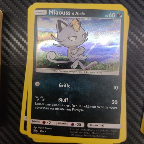 Carte pokémon miaouss - pokémon,