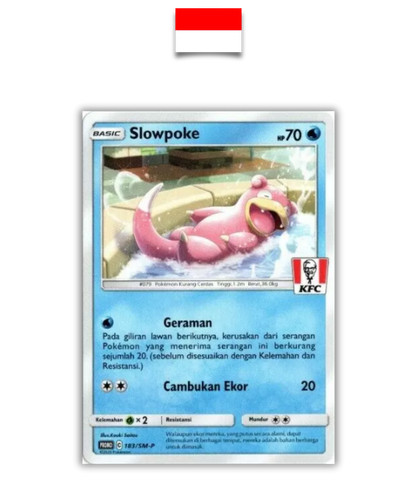 Pokémon card slowpoke - pokémon,