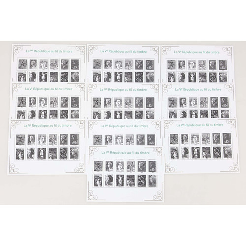 Lot blocs f4781 - 10, n°