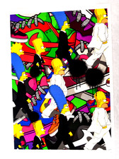 DEATH NYC, lithographie, Les Simpson, signée, ADP, 45 x 32 cm, neuve