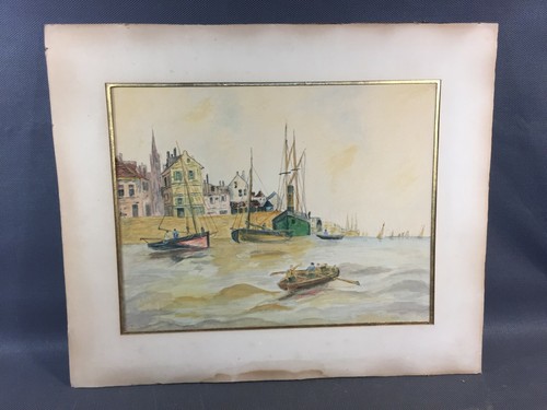 Ancienne peinture - , à