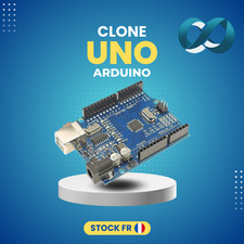 Carte Clone Compatible Arduino Uno Rev3 - Version ATMEGA328P - Sans Câbles USB