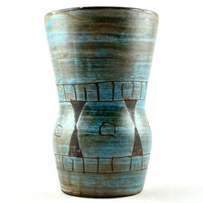 VASE Bleu Céramique ALAIN MAUNIER à VALLAURIS 50, capron/picault/ruelland...