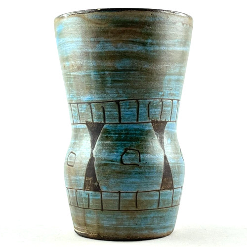 Vase bleu céramique - vase,