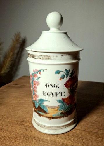 Pot pharmacie porcelaine de - à,