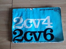 Notice D emploi / Manuel Citroen 2 CV4/2 CV6    "Canard"  juillet 1971