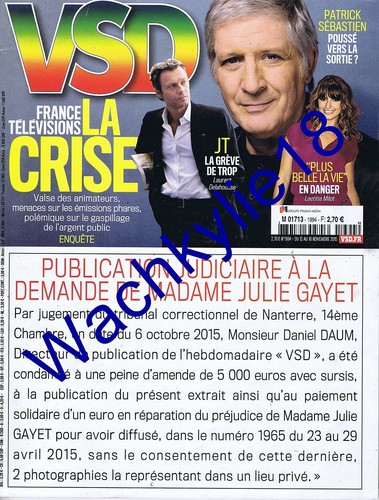 Vsd 1994 11 2015 - n°1994, du