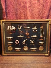 TABLEAU CADRE NOEUDS DE MARIN CORDE BATEAU