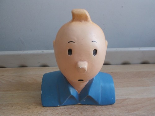 Buste tintin plâtre - de,