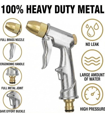 Pistolet arrosage métal - arrosage,