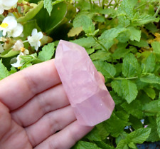 Cristal Obélisque Pointe en Quartz Rose - 6cm - minéral lithothérapie soin reiki