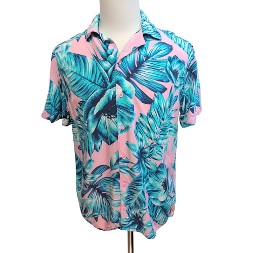 Chemise hawaïenne rose - chemise,