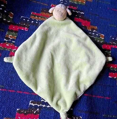 Doudou plat babou singe - doudou,