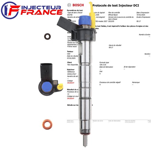 0445117017 bosch injecteur - 0445117017,