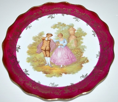 Assiette porcelaine limoges - -assiette,