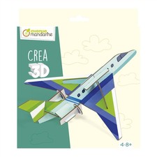 [PU033C] Avenue Mandarine Puzzle 3D, Avion -