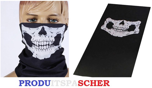 Cagoule squelette cache - , cou