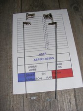 Les 2 charnières pour ACER ASPIRE 8930G