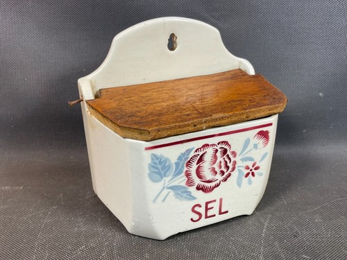 Ancien pot sel cuisine - à,