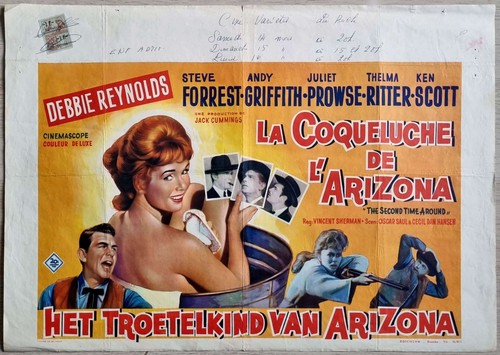 Affiche ancienne cinéma belge