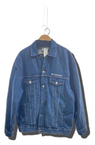 Veste jean balenciaga dos - jean,
