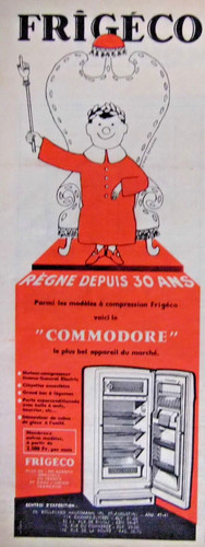 Publicité presse 1957 - de,