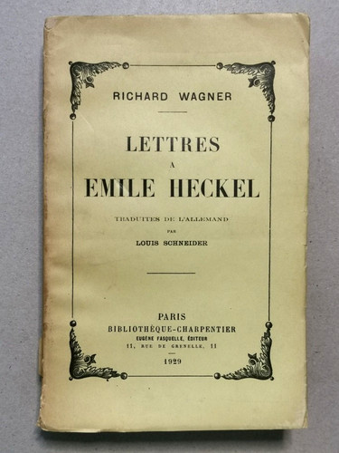 Richard wagner lettres à - richard,