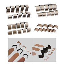 10 pièces en cuir outil