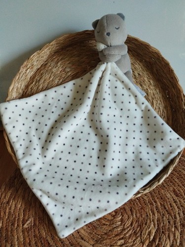 Doudou chat gris - , mouchoir