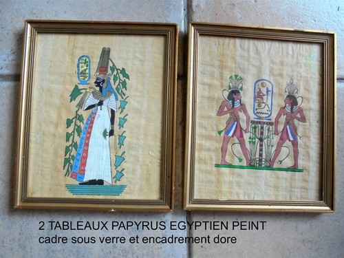 Cadres papyrus egyptien - papyrus,