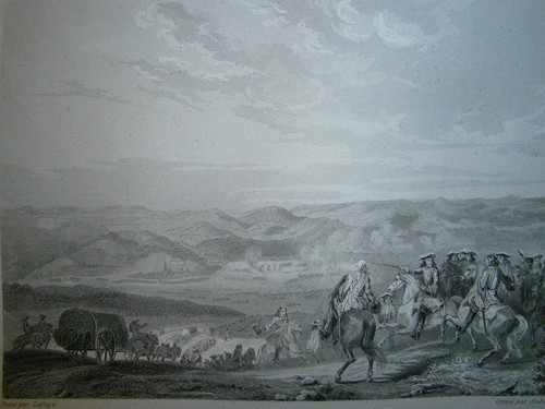 Gravure guerre de - gravure, louis