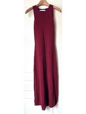 ZARA robe débardeur rouge en