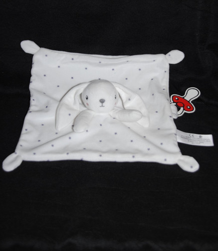 Doudou plat lapin - 🍀doudou, blanc