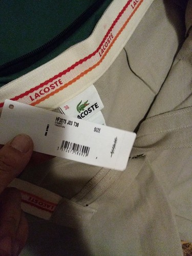Lacoste khaki pants size 38x30 - pants,