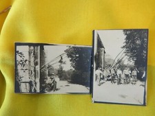 3 anciennes petites photo bulgarie bulgaria luxinograd 1922 vente arbre 7x4.5cm