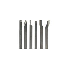 Set 6 Outils PROXXON Acier HSS Code 24524 pour Tour de Précision FD150 / Et