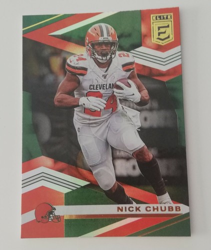 Nick chubb 2020 panini donruss - chubb,