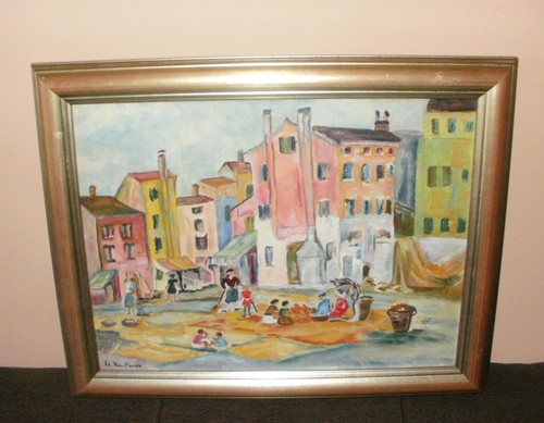 Tableau ancien huile - , belge