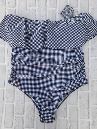 Kona sol 20w plaid ruched - sz,