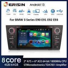 Autoradio GPS Android 13 BMW E90 E91 E92 E93 Wi-Fi 4G CARPLAY DSP Erisin ES8567B