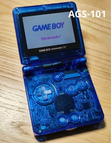 Game boy advance clear blue - sp,